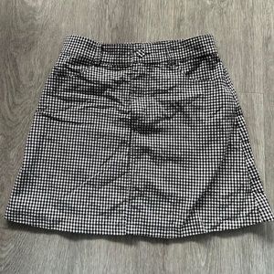 brandy melville checkered skirt